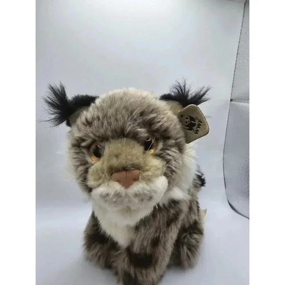 WWF Bobcat Lynx Spotted Wildcat Plush Stuffed Animal Wildcat Wild Cat- Retired - Picture 3 of 7